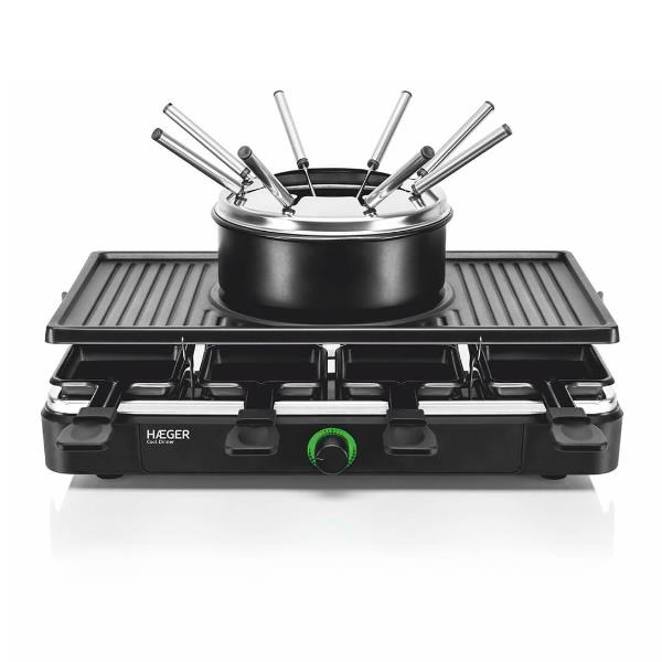 Haeger Cool Dinner Fondue Grill Raclettees